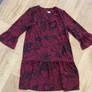 Loft drop waist dress M